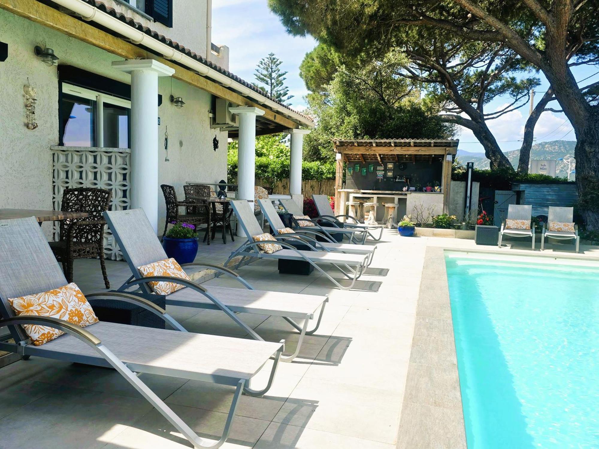 Appart Bleu Azur Saint-Florent  Bagian luar foto