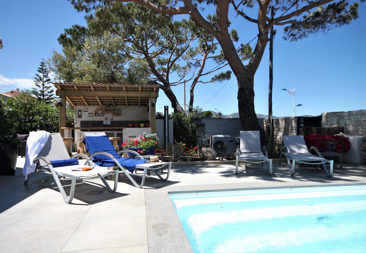 Appart Bleu Azur Saint-Florent  Bagian luar foto